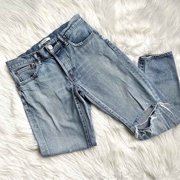 Moussy Denim - Moussy Mid Rise Distressed Jeans Size 26